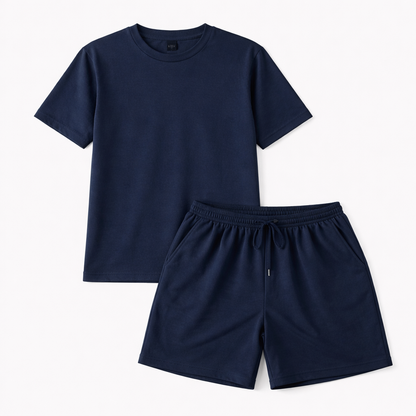 CONJUNTOS PREMIUM TALLA GRANDE - AZUL OSCURO | Doble XL Tallas Grandes