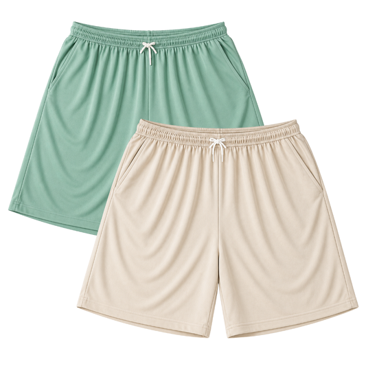 PANTALONETAS X2 TALLA GRANDE - VERDE Y BEIGE | Doble XL Tallas Grandes