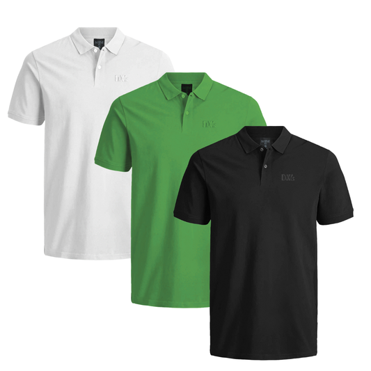 POLOS PACK X3 BASICOS PREMIUM
