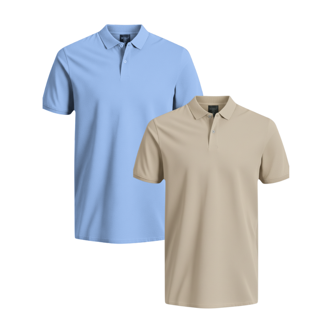POLOS PACK X2 PLUS | Doble XL Tallas Grandes XL a 6XL Colombia