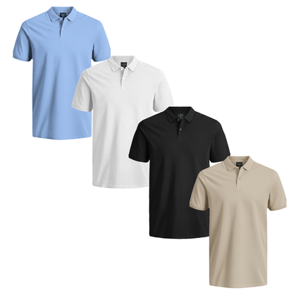POLOS PACK X4 LOOK COMPLETO | Doble XL Tallas Grandes XL a 6XL Colombia
