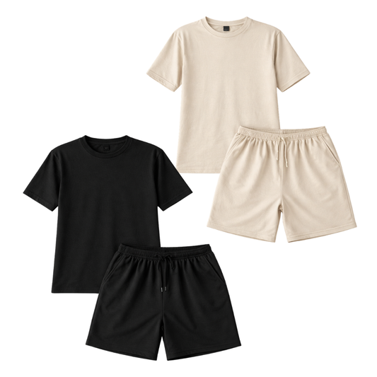 PACK X2 CONJUNTOS PREMIUM TALLA GRANDE - BEIGE Y NEGRO | Doble XL Tallas Grandes