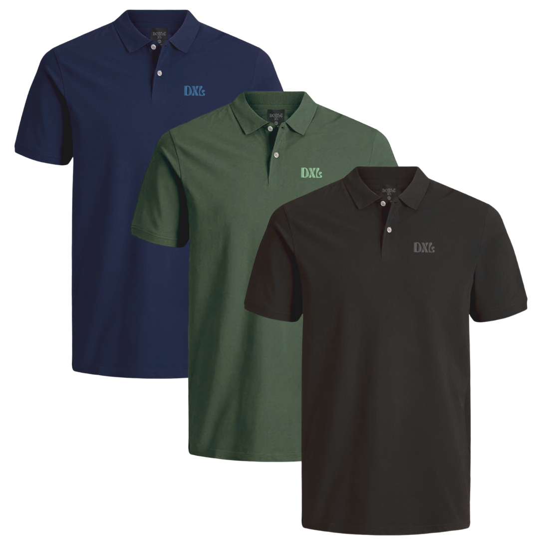 POLOS PACK X3 TERRACOTA ELEGANCE